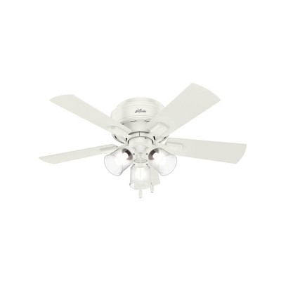 42" Crestfield Low Profile Ceiling Fan (Includes LED Light Bulb) - Hunter Fan