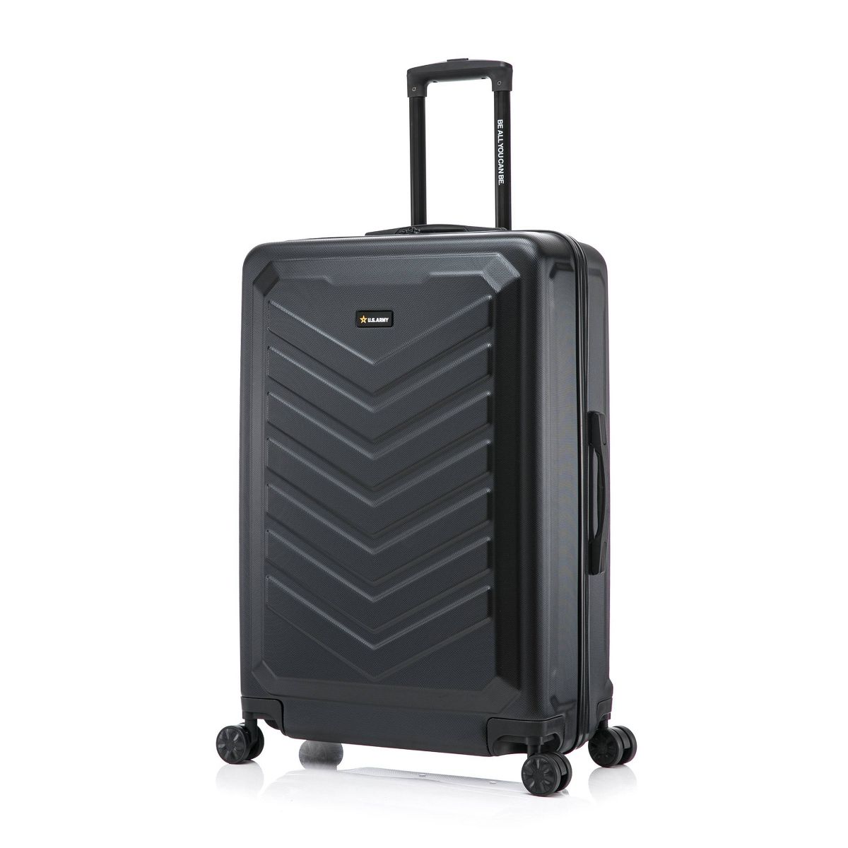 U.S. Army FOX 28" Large Checked Hardside Suitcase
