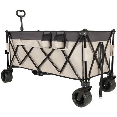 VYNXARIA Heavy-Duty Foldable Utility Wagon£¬480lbs Capacity,Gray