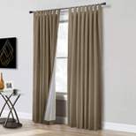 Set of 2 Suprema Tab Top Blackout Curtain Panels - Thermaplus
