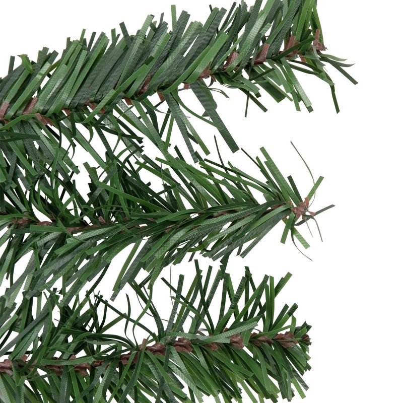 Northlight 9' x 12" Unlit Canadian Pine 2-Tone Artificial Christmas Garland, 5 of 9