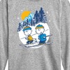 Boys' - Peanuts - Charlie Brown And Linus Skiing Long Sleeve Graphic T-Shirt - image 2 of 4