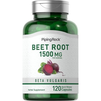 Piping Rock Beet Root 1500 mg | 120 Capsules