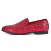 Santimon Mens Glitter Loafers Slip-On Dress Shoes – Sparkly Tuxedo & Suit Shoes for Weddings, Parties, and Formal Events - 2 of 4