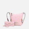 MKF Collection Lux Vegan Leather Women’s Hobo Bag with Wallet by Mia K- Pink - 2 of 4