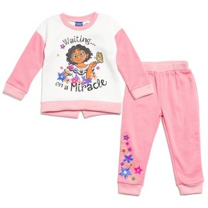 Disney Encanto Mirabel Girls Fleece Sweatshirt and Pants Set Little Kid to Big Kid - 1 of 4