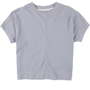 Reebok Womens Ribbed Basic T-Shirt - 1 of 2