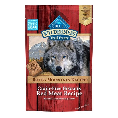 Blue Buffalo Wilderness Rocky Mountain Recipe Beef Chewy Dog Treats - 8oz