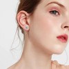 Snowflake Earrings for Women 925 Sterling Silver Earrings Stud with Cubic Zirconia Hypoallergenic Christmas Jewelry - 3 of 4
