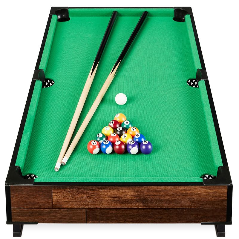 Best Choice Products 40in Tabletop Billiard Table, Pool Arcade Game Table w/ 2 Cue Sticks, Ball Set, Storage Bag, 1 of 9