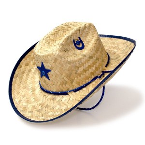 Western Express Kid's Palm Straw Sheriff Hat - 1 of 4