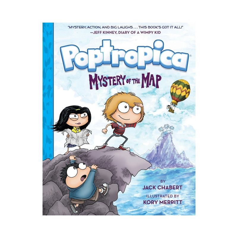 Mystery of the Map (Poptropica Book 1) - by  Jack Chabert (Hardcover), 1 of 2