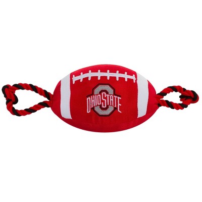 NCAA Ohio State Buckeyes  Nylon Football Dog Toy