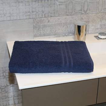 Denzi Turkish Towel Bath Sheet Twilight Blue - Linum Home Textiles