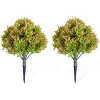 Artificial Topiary Ball Tree with Spike,Artificial Cedar Tree for Home Decor - 2 of 4