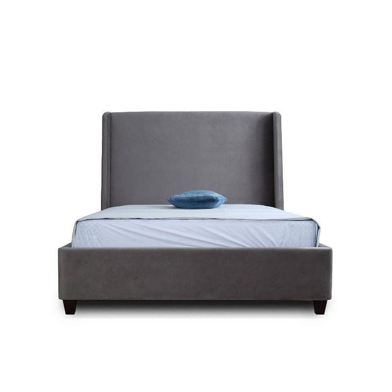 Queen Parlay Upholstered Bed Portobello - Manhattan Comfort, 4 of 10
