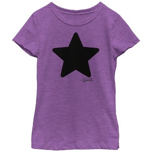 Girl's Steven Universe Amethyst Star T-Shirt - 1 of 3