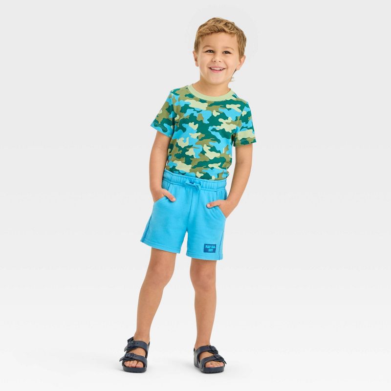 Toddler Boys' French Terry Knit Pull-On Shorts - Cat & Jack™, 4 of 5