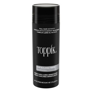 Toppik Hair Building Fibers, Fill In Fine or Thinning Hair Instantly Thicker, Fuller Looking Hair Gray .97 OZ - 1 of 3