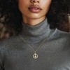 Ross-Simons 14kt Yellow Gold Peace Sign Pendant Size 0.88 - 2 of 4