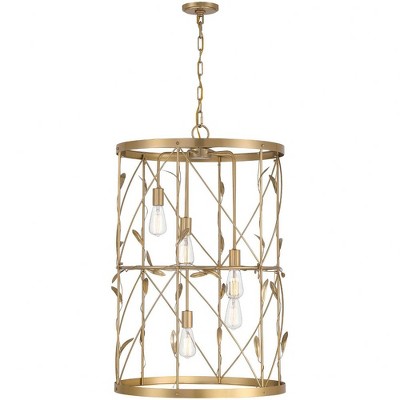 Savoy House Lexington 5 - Light Pendant in  Burnished Brass