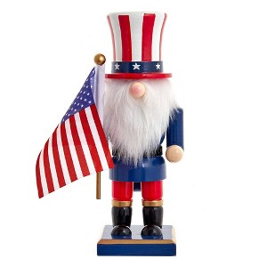 Kurt Adler 9-Inch Patriotic Gnome Nutcracker - 1 of 4