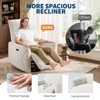 Power Recliner Chair, Swivel Rocker Chair, Chenille Upholstered Glider Recliner Nursery Chair with USB Ports, Ergonomic High Back Single Sofa - 4 of 4