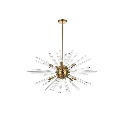 Elegant Lighting Sienna 10 - Light Pendant in  Gold
