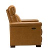 Felipe 36.02"Wide Genuine Leather Power Recliner | ARTFUL LIVING DESIGN - 3 of 4