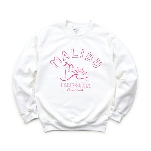 Simply Sage Market Women's Graphic Sweatshirt Malibu California - 1 of 3