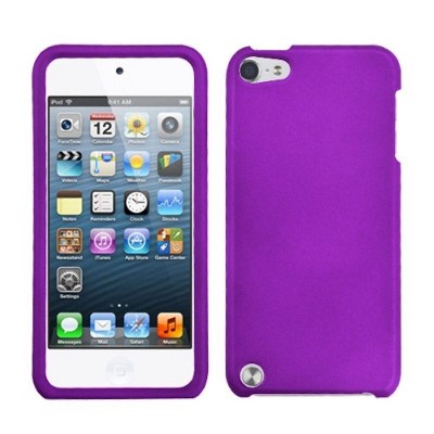 MYBAT For Apple iPod Touch 5th Gen/6th Gen Purple Hard Rubber Case