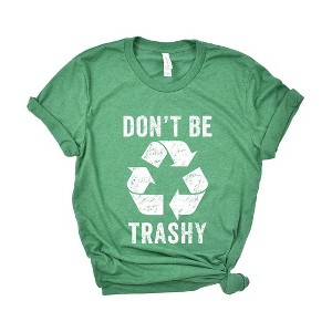 Simply Sage Market Women's Don't Be Trashy Short Sleeve Graphic Tee - 1 of 3