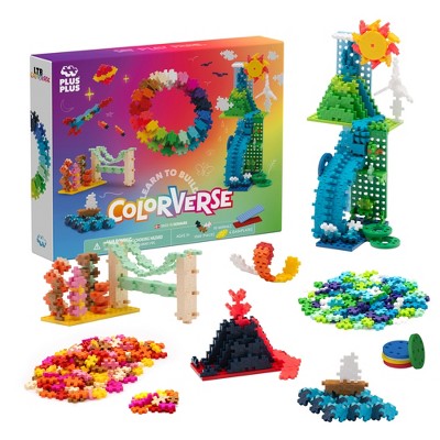 Plus-Plus: Learn To Build Colorverse - 1000pc Set, Ages 5+