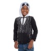 Disney Nightmare Before Christmas Jack Skellington Fleece Zip Up Hoodie Little Kid to Big Kid - 2 of 4