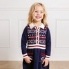 Hope & Henry Girls' Long Sleeve Nordic Fair Isle Sweater Dress, Infant - 4 of 4