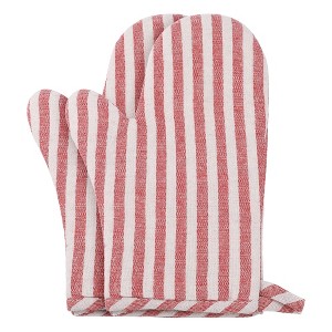 REGALWOVEN Soft Oven Mitts, Heat-Resistant Cooking Gloves, Thick Cotton Lining, Flexible Gripping for Baking, Kitchen Mitts 2Pcs - 1 of 4