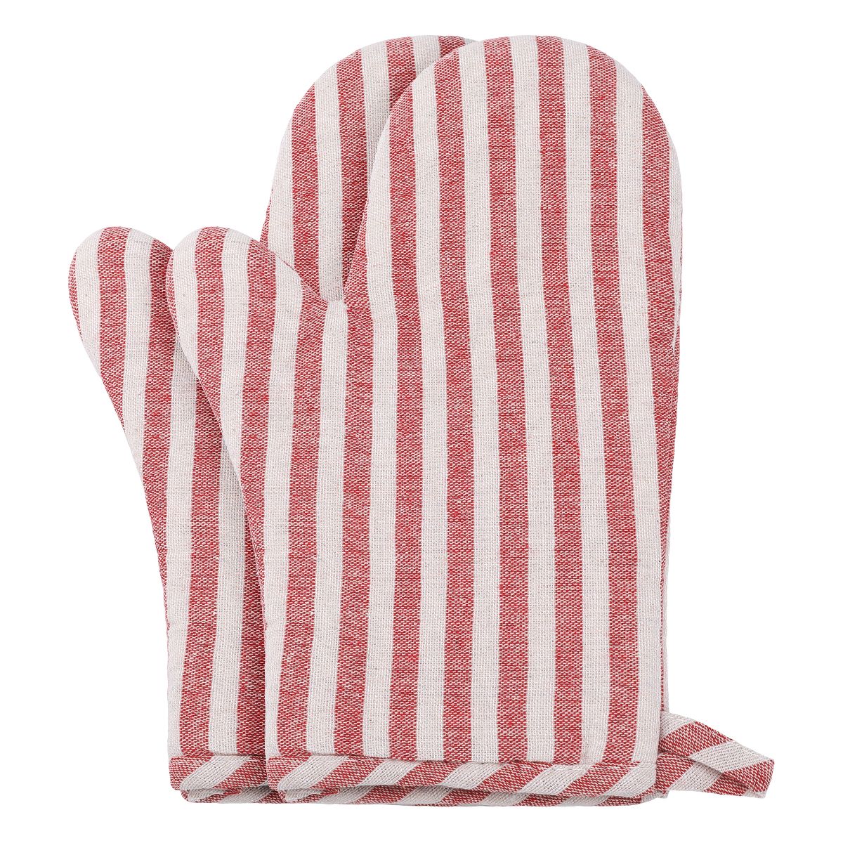 REGALWOVEN Soft Oven Mitts, Heat-Resistant Cooking Gloves, Thick Cotton Lining, Flexible Gripping for Baking, Kitchen Mitts 2Pcs