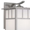 Vaxcel Mission 1 - Light Sconce in  Stainless Steel - 3 of 4