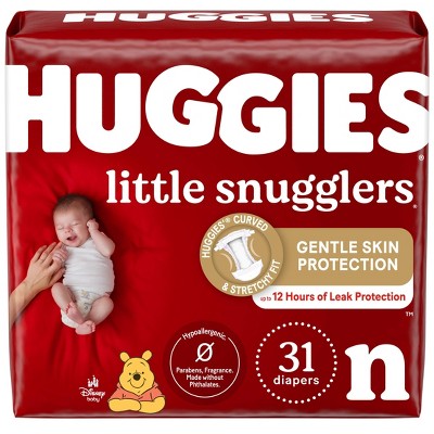 Image of Huggies Little Snugglers Diapers Jumbo Pack - Size Newborn (31ct)
