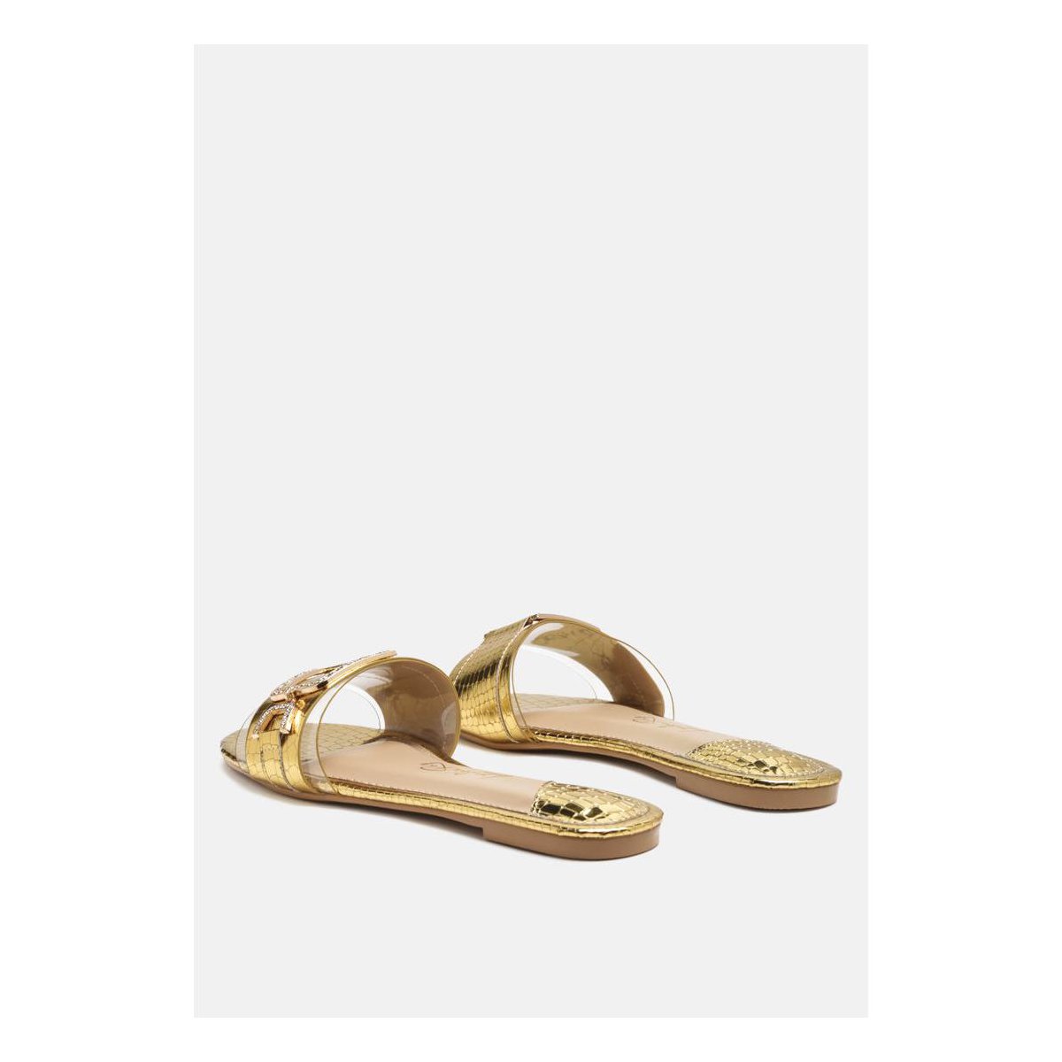 Обувь London Rag Womens Brillo Jewel Croc Flats 6 — фото 3