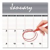 Bar Harbor Recycled Wirebound Monthly Wall Calendar, 8.5 x 11, White/Blue/Gray Sheets, 12-Month (Jan-Dec): 2026 - 3 of 4