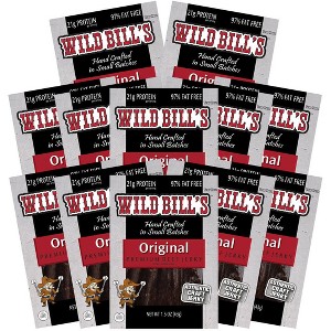 Wild Bill's Original Hickory Beef Jerky 1.5oz Packs - 12 Packs - 1 of 4