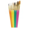 Creativity Street® Acrylic Paint Brush Assortment, Assorted Colors & Sizes, 8 Per Pack, 6 Packs - 2 of 3