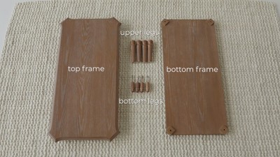 Antiqued Grey Rectangular Wooden Coffee Table with Shelf Storage