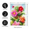 Beautiful Florals Burlap Garden Flag - 3 of 4