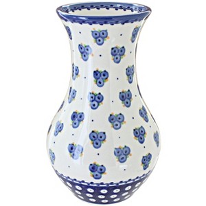Blue Rose Polish Pottery W04 Galia Vase - 1 of 1
