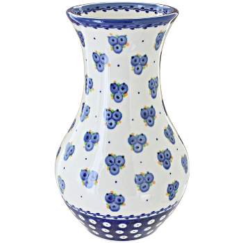 Blue Rose Polish Pottery W04 Galia Vase