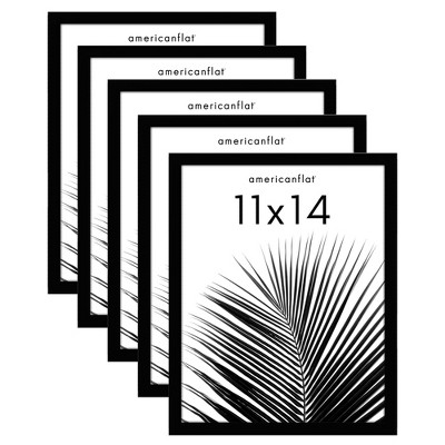Americanflat 5 Pack of Picture Frames - Plexiglass Cover