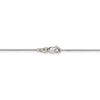 Black Bow Jewelry 0.8mm, Sterling Silver Curb Chain Necklace - 4 of 4