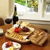 NCAA West Virginia Mountaineers Bamboo Cheese, Charcuterie Board - 3 of 4